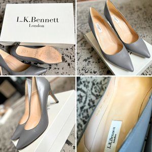 LK Bennett Gray Heels